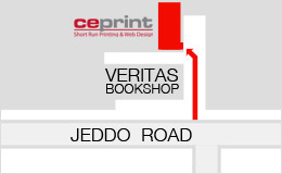 We are HERE CE Print new office